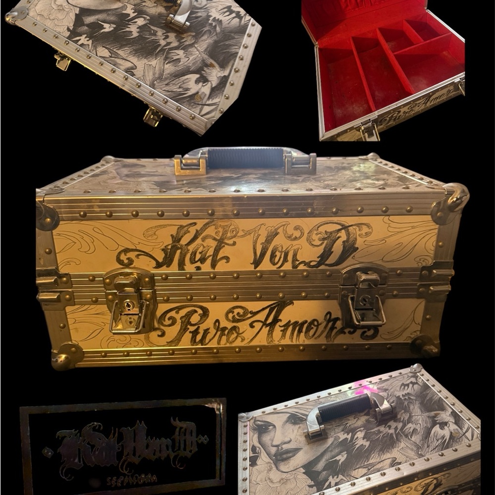Kat Von D Puro Amor Angeleno RARE train case